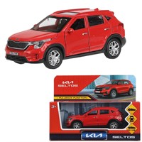 Модель SELTOS-12-RD KIA seltos длина 12 см, двери, багаж., инерц, красный Технопарк в кор.