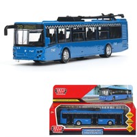 Модель TROLL-18MOS-BU ТРОЛЛЕЙБУС МЕТРОПОЛИТЕН 18 см синий Технопарк в коробке