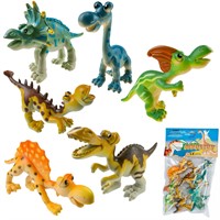 Набор животных P6601 Мульт. динозавры в пак.