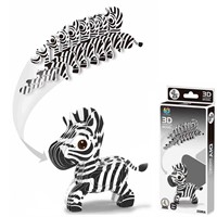 Конструктор картон. P5-48E Зебра в коробке