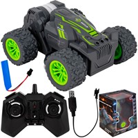 Машина на радиоуправлении Young Racer MK666-864AY Трюковая зелен. в коробке