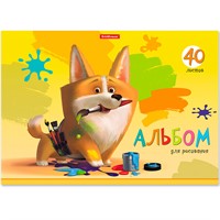 Альбом для рисования 40 л. А4 ErichKrause Корги 53118