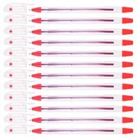 Ручка шариковая красная Crown Oil Jell 0,7мм 210120