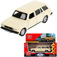 Модель 2104-12-BN ВАЗ-2104 Жигули бежевый Технопарк в коробке