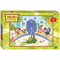 Пазл 360 Зебра в клеточку 73085 Степ /12/