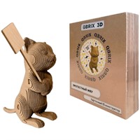 Конструктор Картонный 3D QBRIX Протестный Мяу 20046