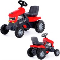 Каталка трактор с педалями Turbo (красная) 52674 П-Е /1/