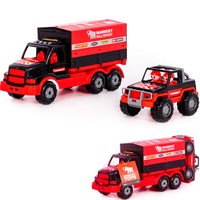 Автомобиль Грузовик с тентом+ ралли-джип MAMMOET 67951 /П-Е/ /4/