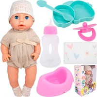 Пупс Miss Kapriz MK2540C-D Мамина Кроха с аксесс. в кор.