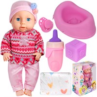 Пупс Miss Kapriz MK2540C-E Мамина Кроха с аксесс. в кор.