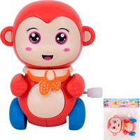 Игрушка заводная 6635 Обезьянка в пак.