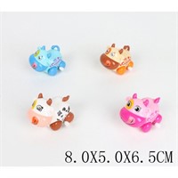 Игрушка заводная 6635B Коровка в пак.