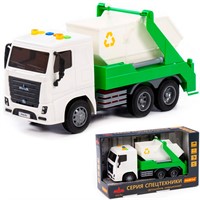 Автомобиль МАЗ-контейнеровоз инерционный со светом и звуком в коробке 94032 П-Е /8/