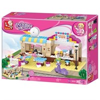 Конструктор Розовая мечта 38-0530 Кафе 257 дет. в коробке