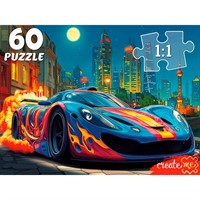 Пазл 60 Ночной автомобиль Ф60-8260