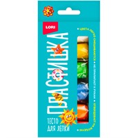 Набор для творчества Пластишка. Тесто для лепки 6 цв по 30 гр Тдл-048 Lori