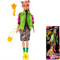 Кукла Карапуз 66001-POPART-S-BB 29 см София , руки и ноги сгиб, ресницы, маникюр, акс