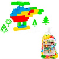 Конструктор Самоделкин Строитель большой 115 эл. П-Е/10/