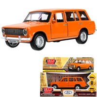 Модель 2102-12-OG ваз-2102 12 см, двери, багаж, инер,оранжевый Технопарк