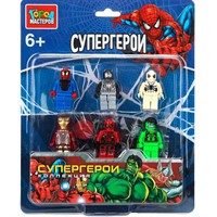 Город мастеров 18142-ZH Фигурки Спайдермен+Супер герои -6 шт.