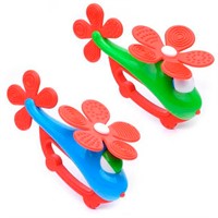 Погремушка прорезыватель Вертолетик 02149