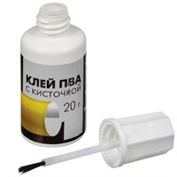 Клей ПВА 20 гр. с кисточкой 330005 /ГАММА/