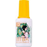 Клей ПВА 20 гр. FORUM Office Collection с кисточкой, Аниме FC-2025-Gen