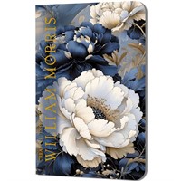 Блокнот 32 л. Creative. Inspired by William Morris (пионы синие и белые) 978-5-00241-286-0