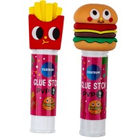 Клей карандаш 9 гр. HAMBURGER &CHIPS 80355