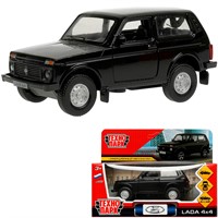 Модель LADA4X4-BK LADA 4х4 черный Технопарк  в коробке