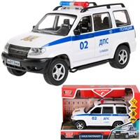 Модель 600-11001XHR Уаз Патриот Полиция Технопарк  в коробке