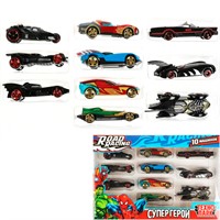 Модель RR-SET-121-R ROAD RACING набор супергерои 7,5 см Технопарк  в коробке