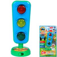 Игрушка на батарейках Обучающий Светофор 35 песен, стихов и звуков СИНИЙ ТРАКТОР HT878-R2-WOD