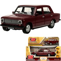 Модель 2101-12-PRL ваз-2101 12 см, двери, багаж, инерц, фиолетовый Технопарк  в кор.