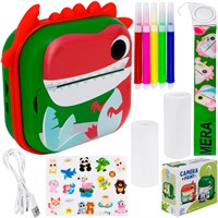 Фотоаппарат M5-K Динозавр с функцией быстрой печати, с аксесс. в кор.