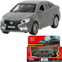 Модель VESTA-12-DGR LADA vesta 11,5 см, двери, темно-серый Технопарк  в кор.