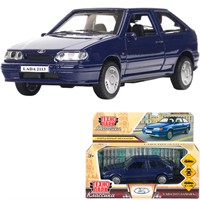 Модель 2113-12-BU2-WOD ВАЗ-2113 12 см, двери, багаж, инер,темно-синий Технопарк  в кор.