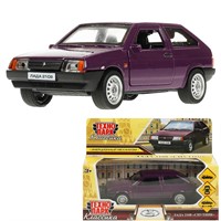 Модель 2108-12-PRP LADA-2108 "СПУТНИК" 12 см, двери, багаж, баклажан Технопарк в кор.