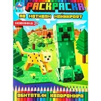 Раскраска 9785506097303 Обитатели квадромира