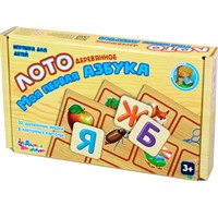 Деревянное лото Моя первая азбука 00727 /14/