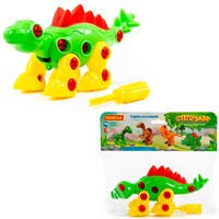 Конструктор-динозавр Стегозавр 30эл. в пак. П-Е/20/ 76694