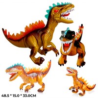 Динозавр 60168 на батарейках ,свет, звук в кор..