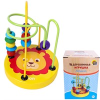 Деревянный Лабиринт Серпантин Лев ИД-5169