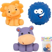 Набор резиновых игрушек для купания Levatoys MK1052A в пак.