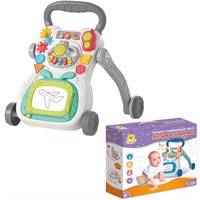 Каталка-ходунок Levatoys MK368-16B серый в кор