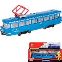 Модель CT12-463-2-BL-WB Трамвай Технопарк в коробке