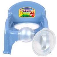 Горшок детский стульчик Утенок с крышкой (микс-коробка) РП-221 /16/