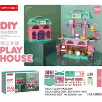 Игровой набор 15R09 2 в 1 Кухня в кор.