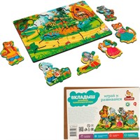 Деревянные Рамка-вкладыш Теремок TEREM-02