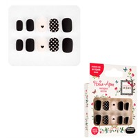 Ногти накладные Lukky Нэйл-Арт Black&White 10 наклад.ногтей на клеевой основе,10-16 лет Т26623